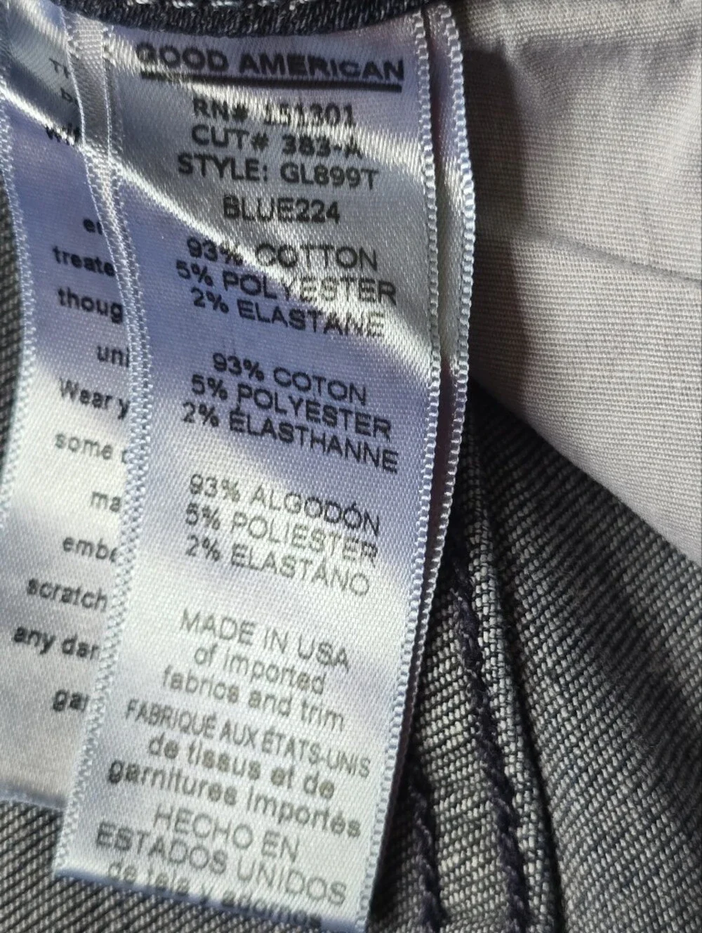Good American Skinny Jeans Size 12